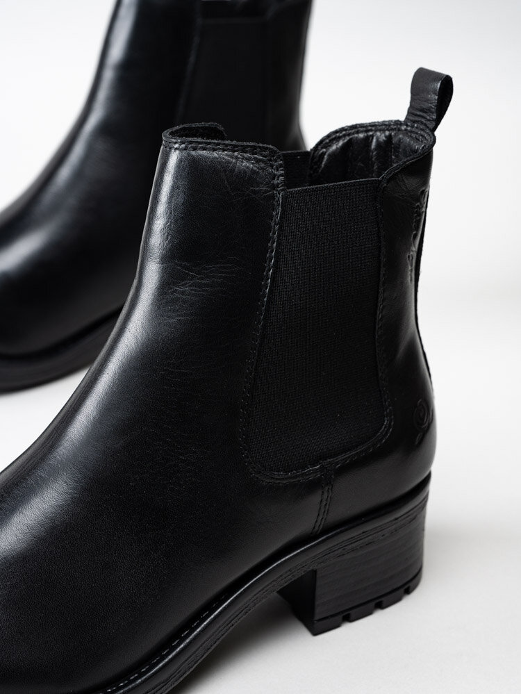 Rosa Negra - Svarta chelsea boots i skinn