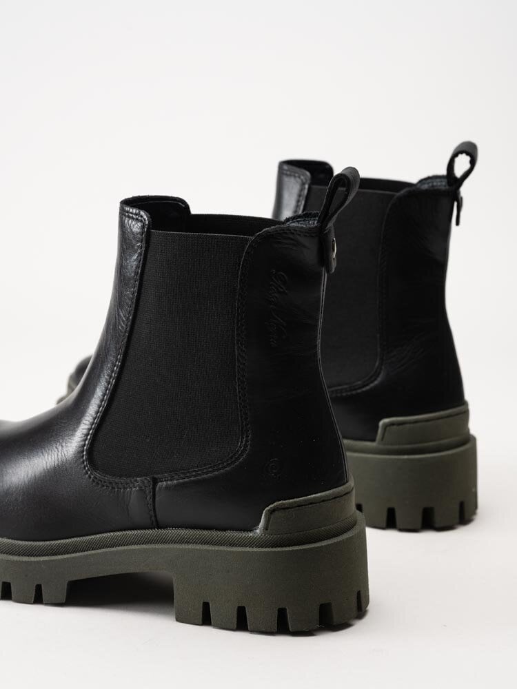Rosa Negra - Svarta chelsea boots i skinn