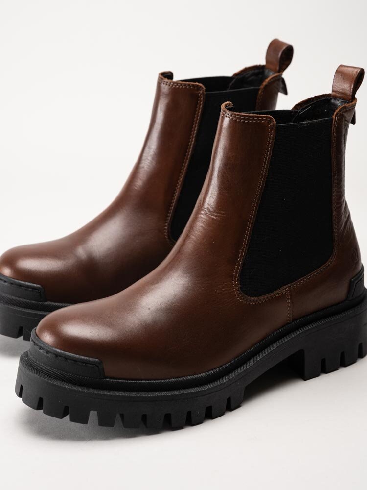 Rosa Negra - Bruna chelsea boots i skinn