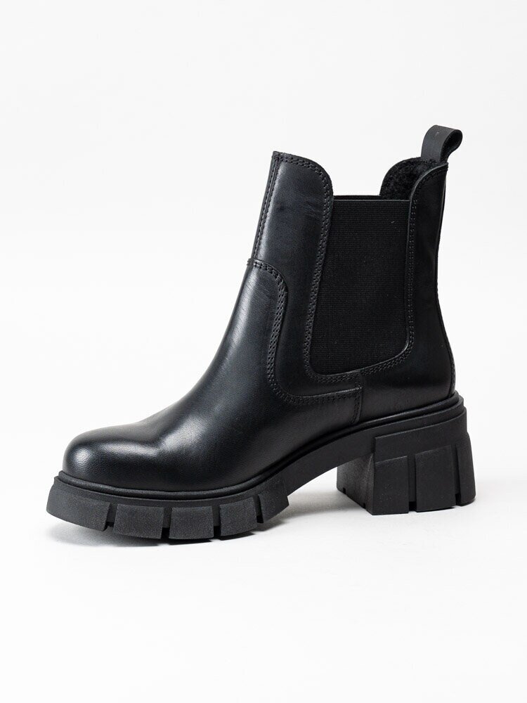 Rosa Negra - Svarta grova chelsea boots i skinn