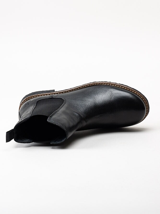 Rosa Negra - Svarta chelsea boots i skinn
