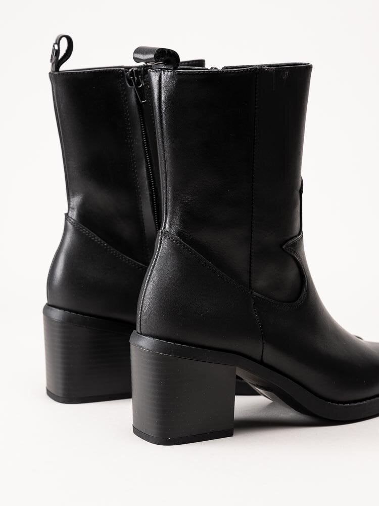 Philip Hog - Dalia - Svarta westerninspirerade boots i skinn