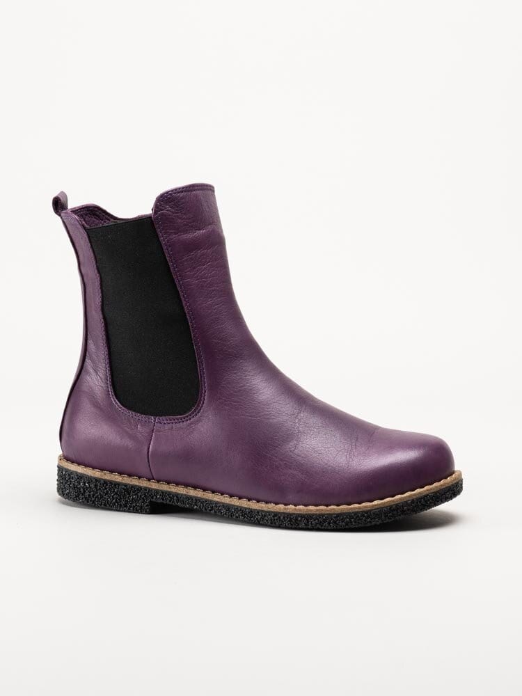 Charlotte of Sweden - Lila chelsea boots i skinn