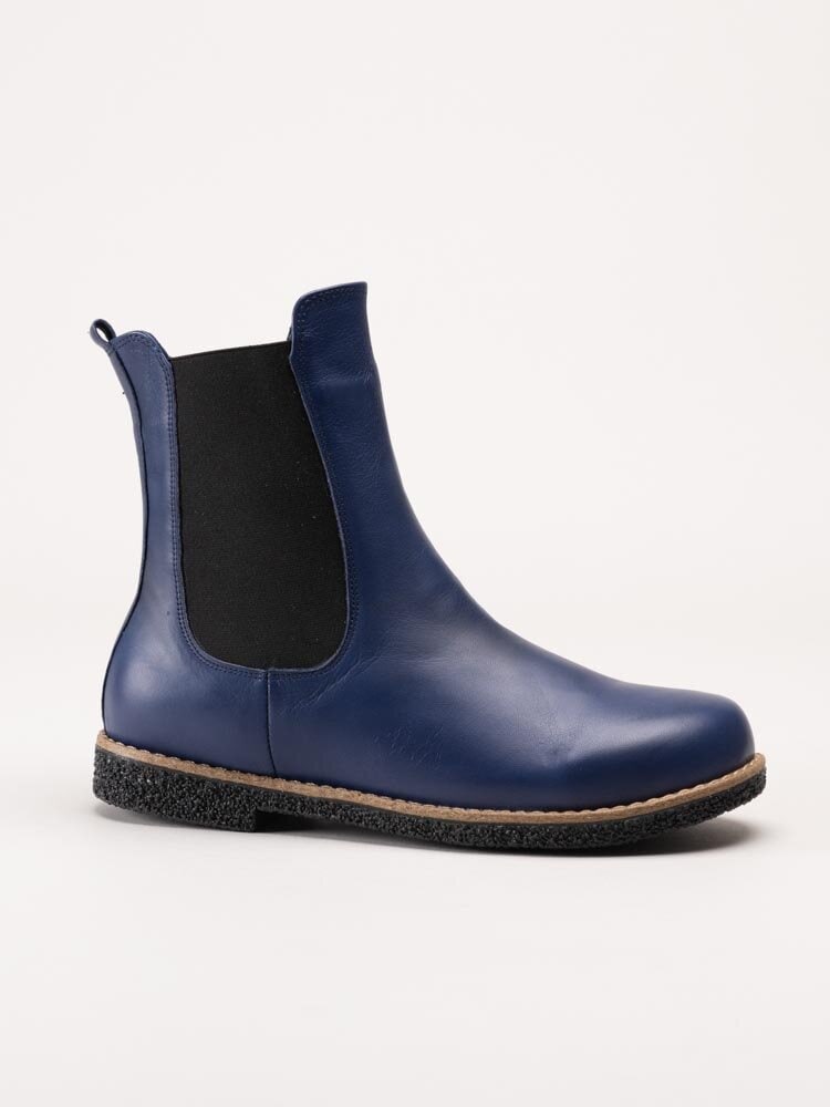 Charlotte of Sweden - Blå chelsea boots i skinn