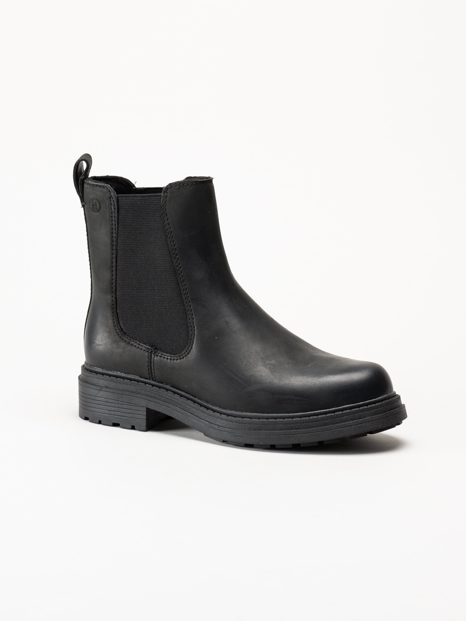 Clarks - Orinoco3 Top D - Svarta boots i oljad nubuck