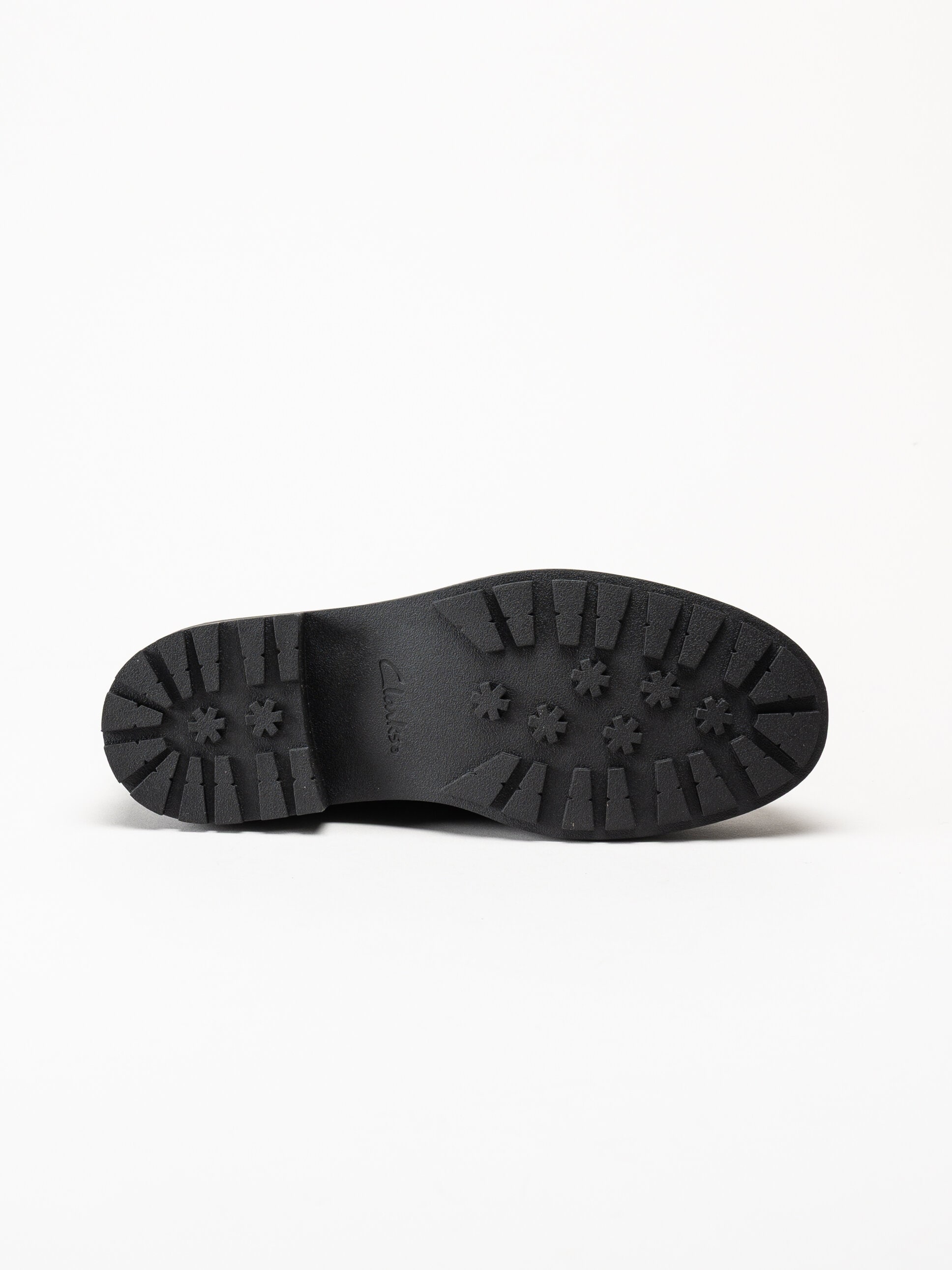 Clarks - Orinoco3 Top D - Svarta boots i oljad nubuck