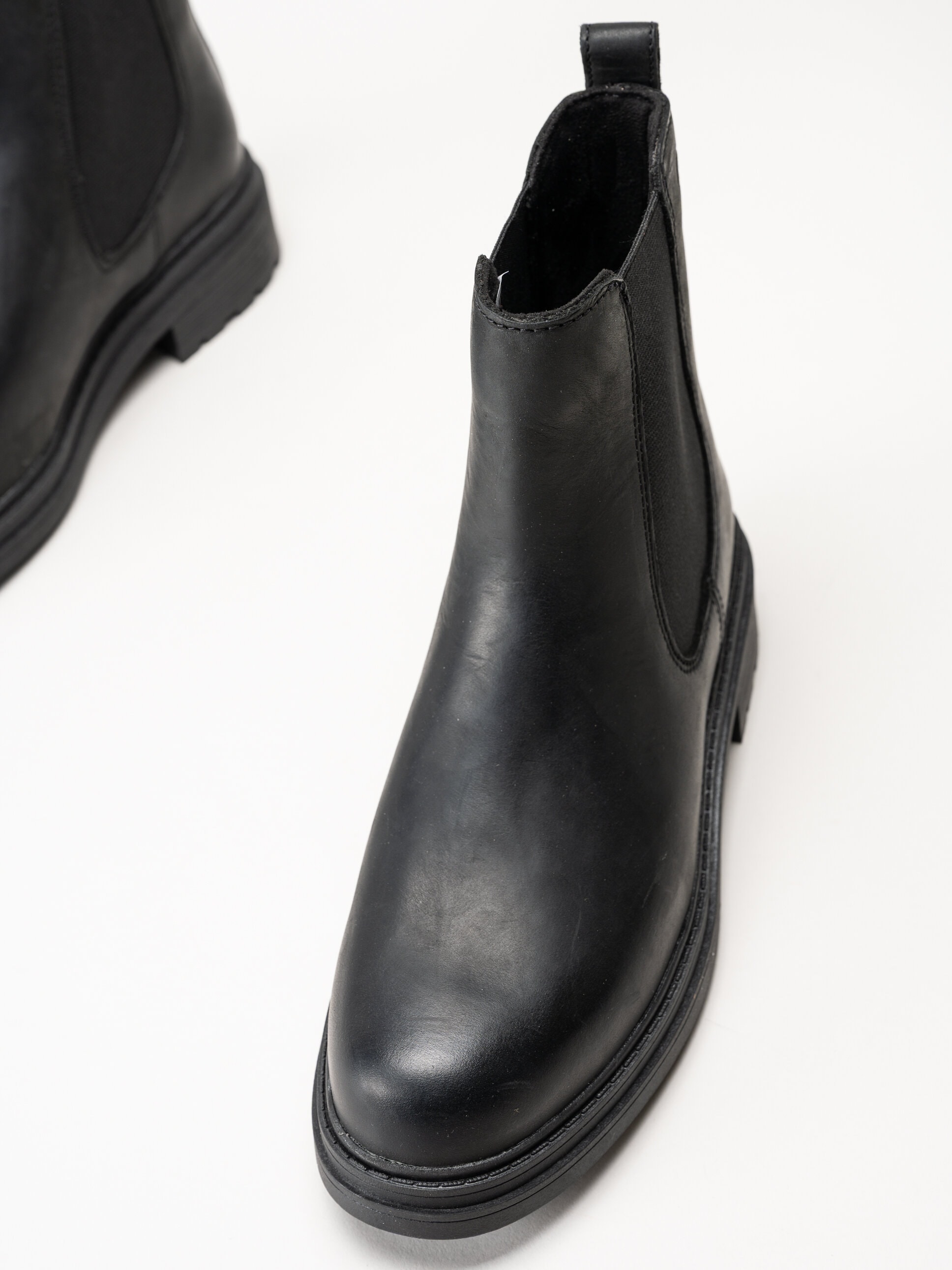 Clarks - Orinoco3 Top D - Svarta boots i oljad nubuck