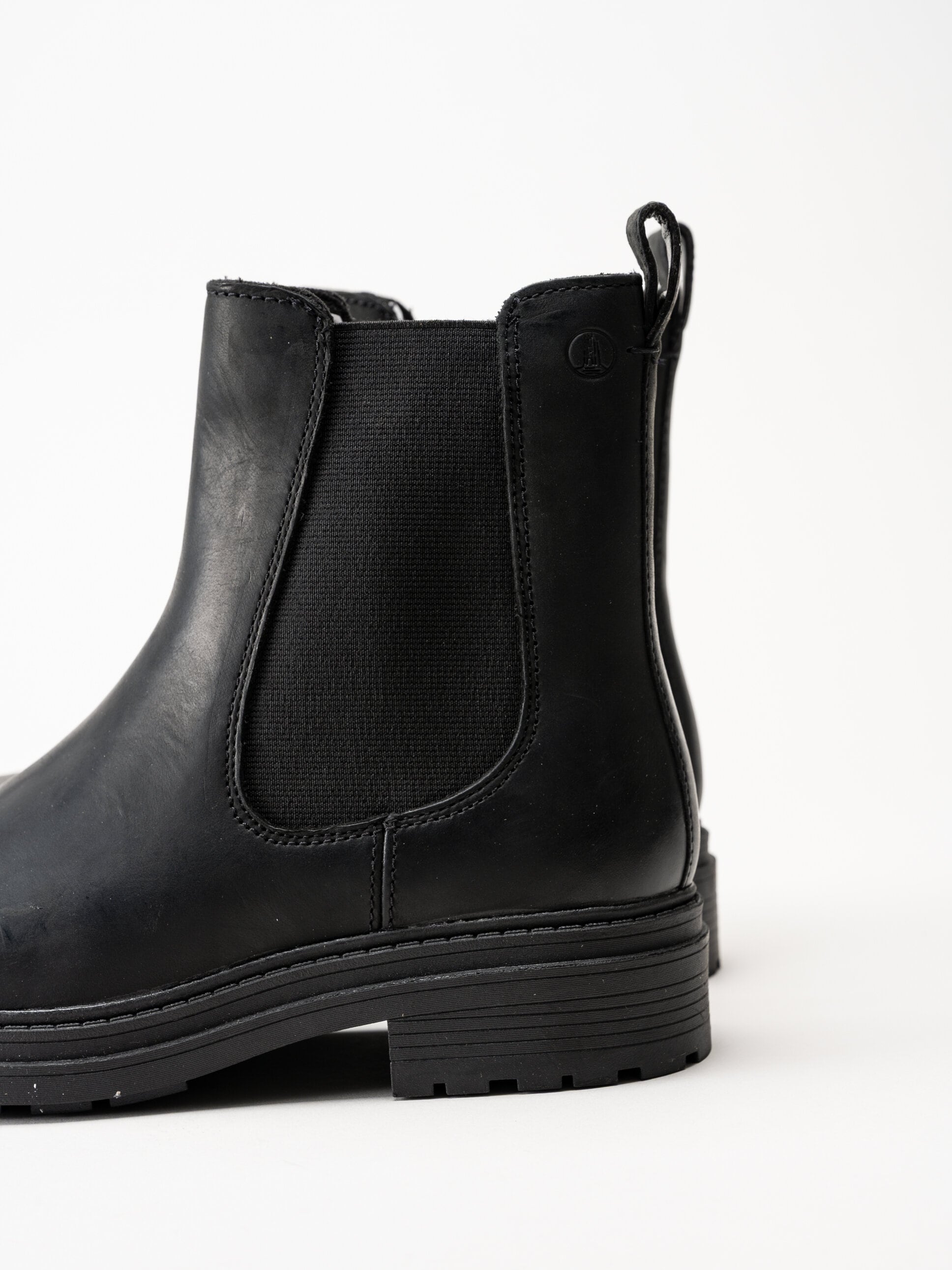 Clarks - Orinoco3 Top D - Svarta boots i oljad nubuck