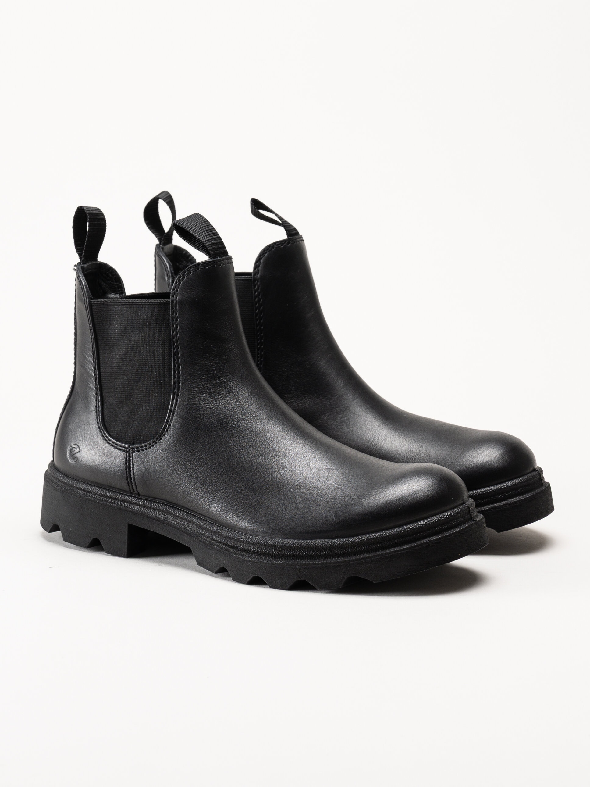 Ecco - Grainer Chelsea - Svarta chelsea boots i skinn