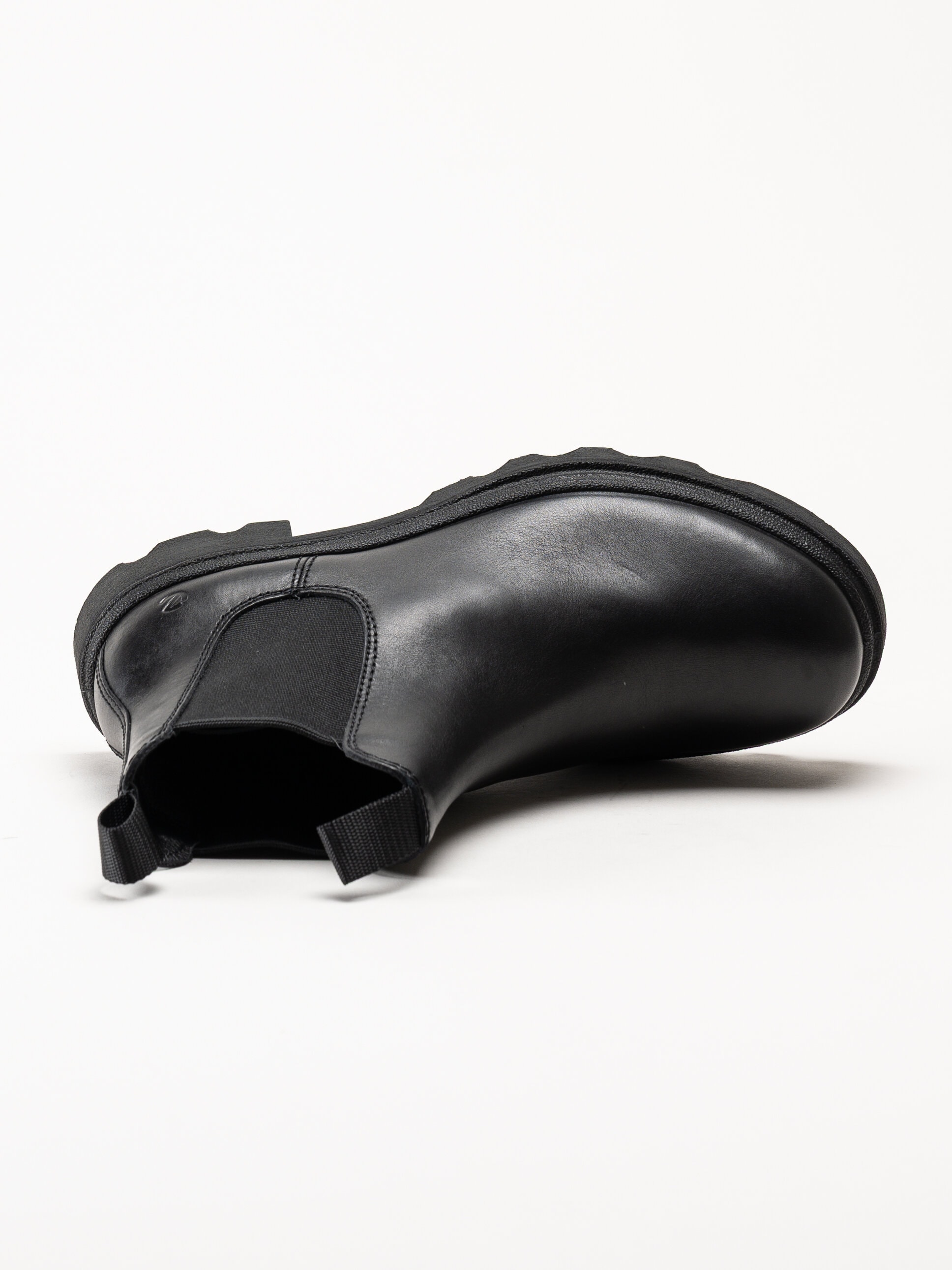 Ecco - Grainer Chelsea - Svarta chelsea boots i skinn