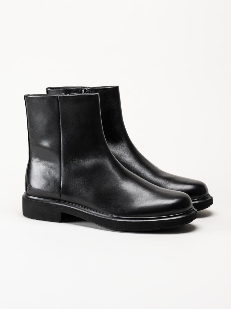 Ecco - Metro Amsterdam Clean - Svarta boots i skinn