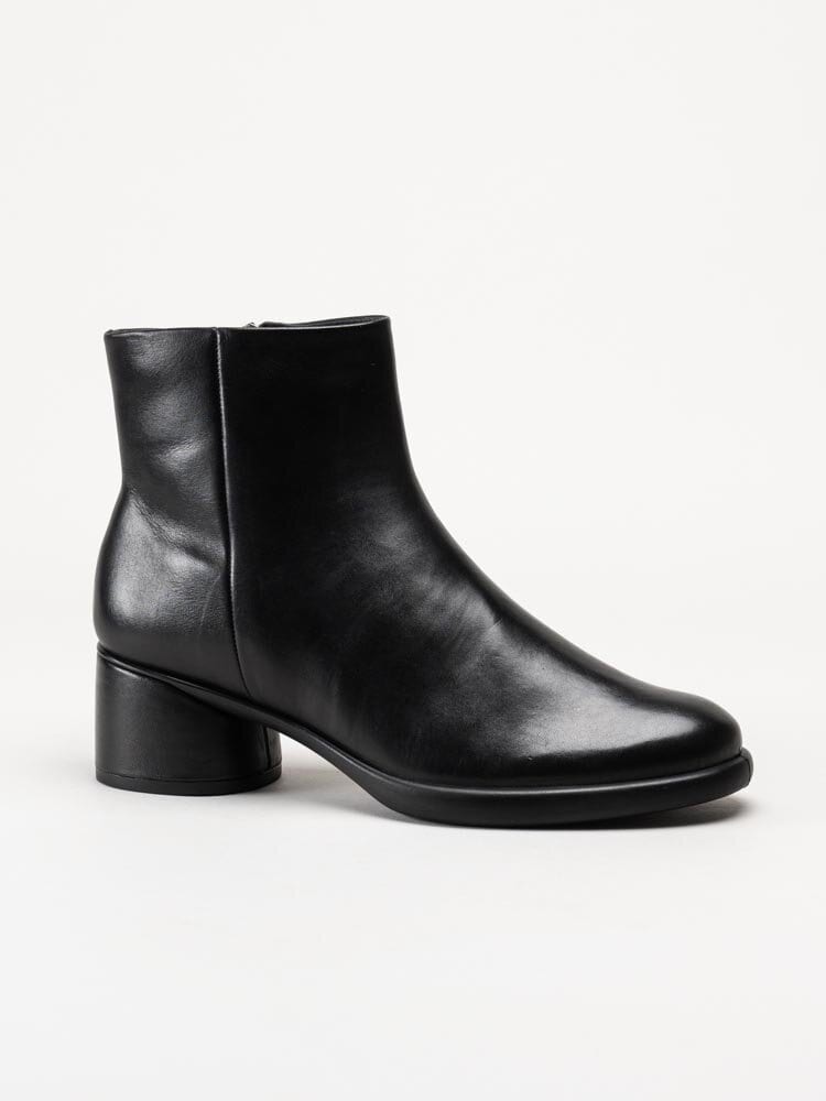 Ecco - Sculpted 35 Clean - Svarta stövletter i skinn