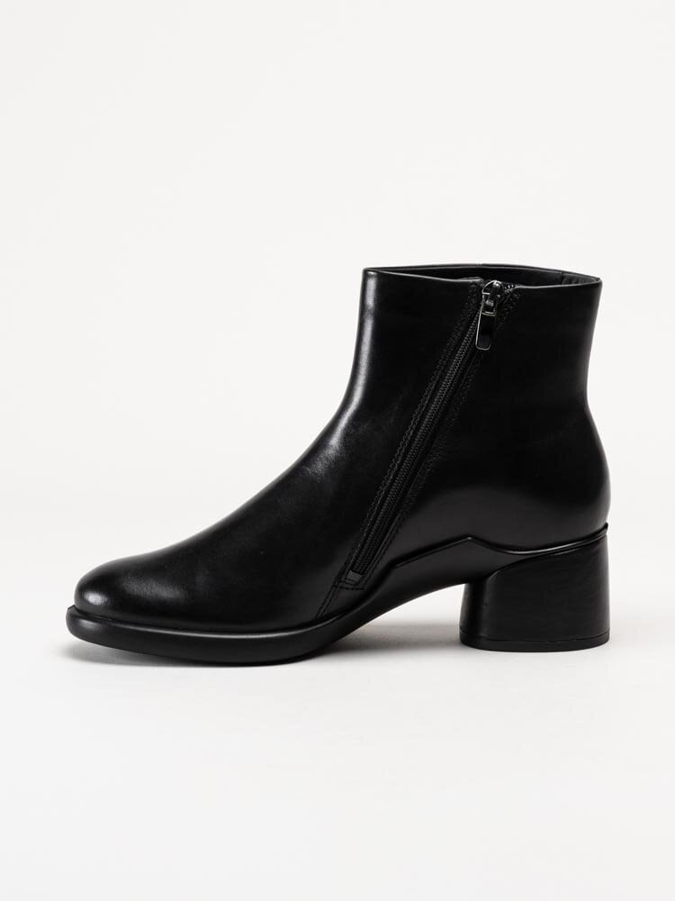 Ecco - Sculpted 35 Clean - Svarta stövletter i skinn