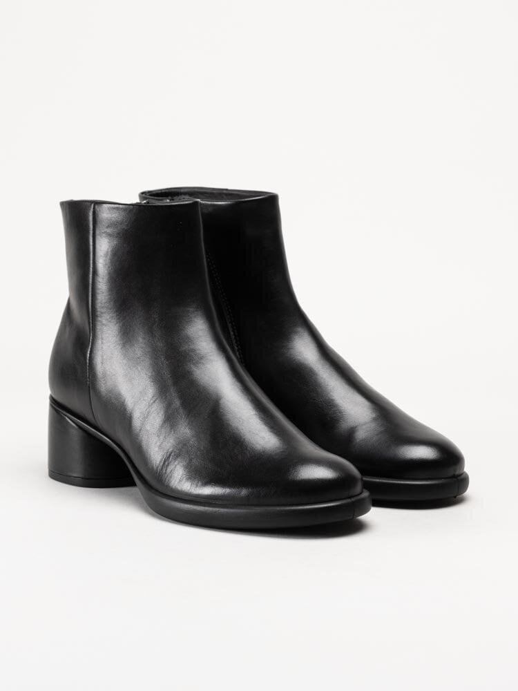 Ecco - Sculpted 35 Clean - Svarta stövletter i skinn