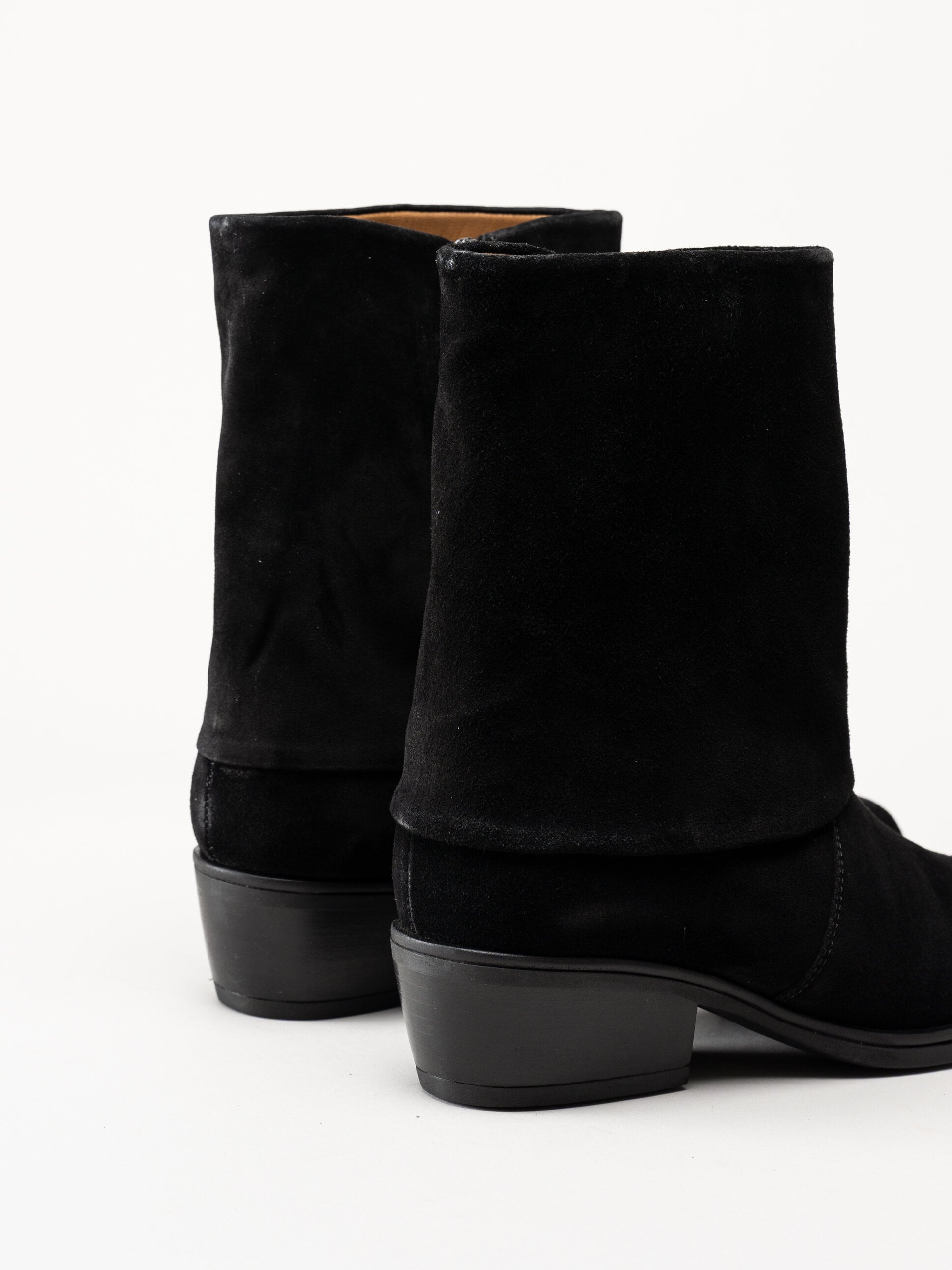Gabor - Svarta westernboots i mocka