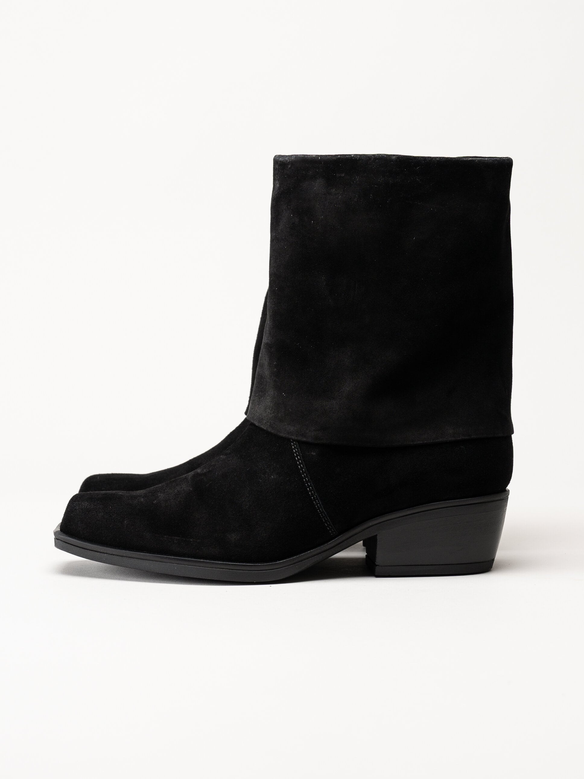 Gabor - Svarta westernboots i mocka