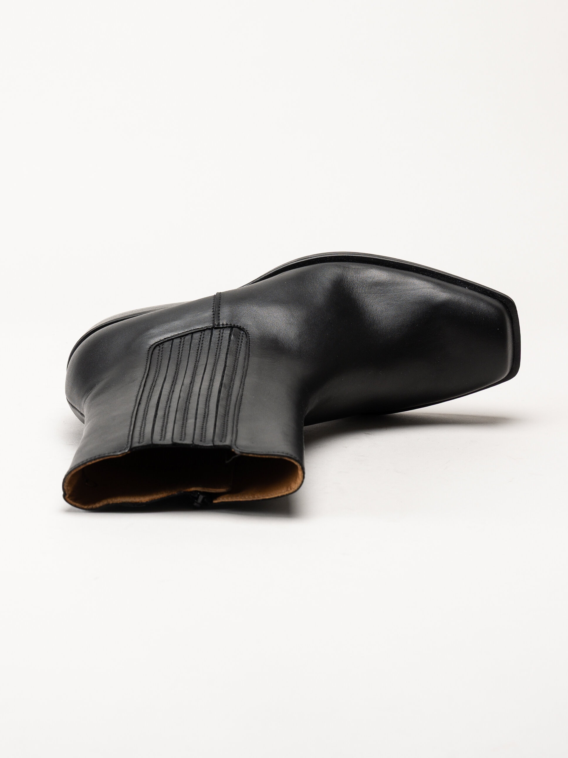 Gabor - Svarta western boots i skinn