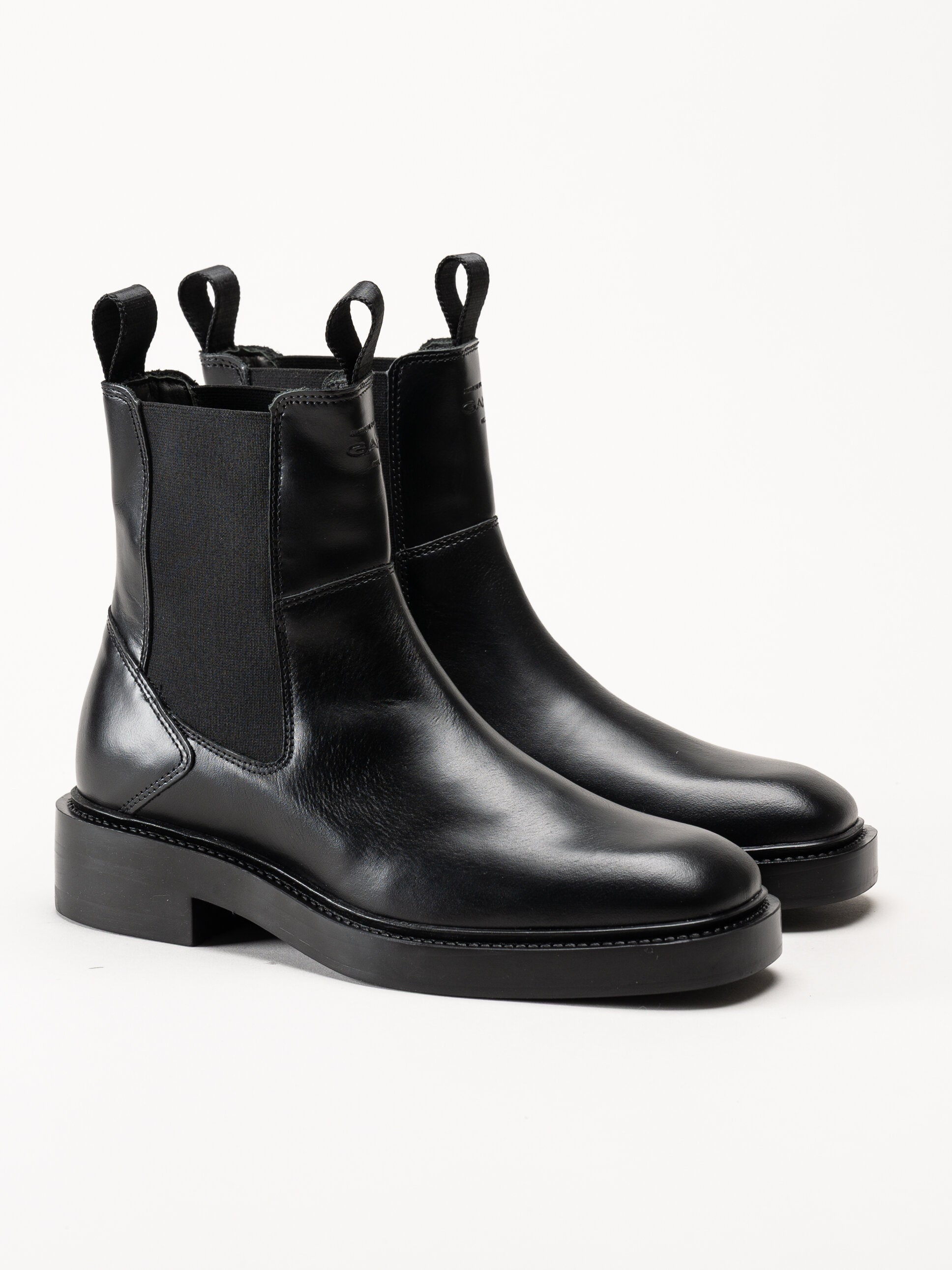 Gant Footwear - Fallwi - Svarta chelsea boots i skinn