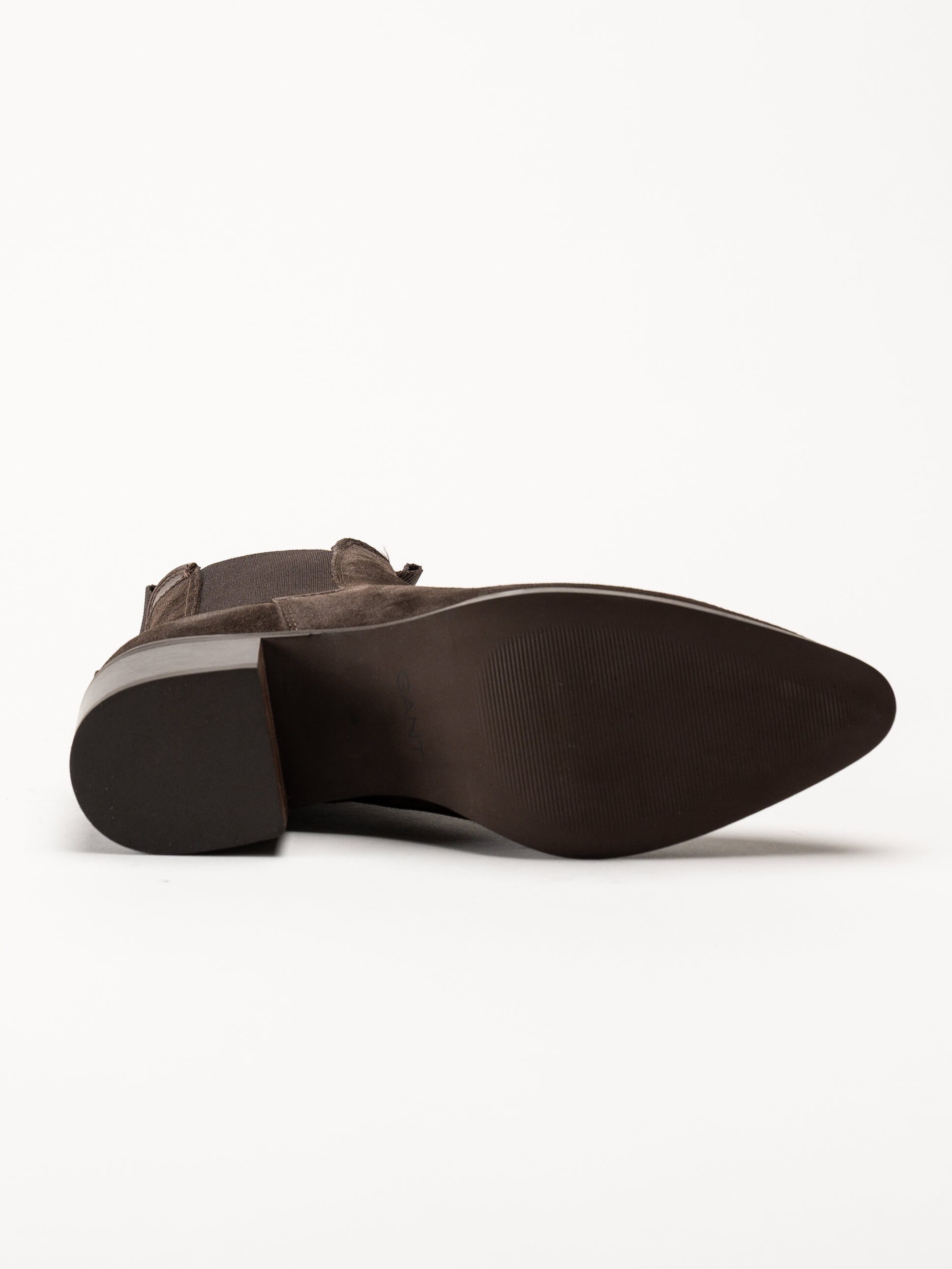 Gant Footwear - St Broomly Chelsea - Mörkbruna chelsea boots i mocka