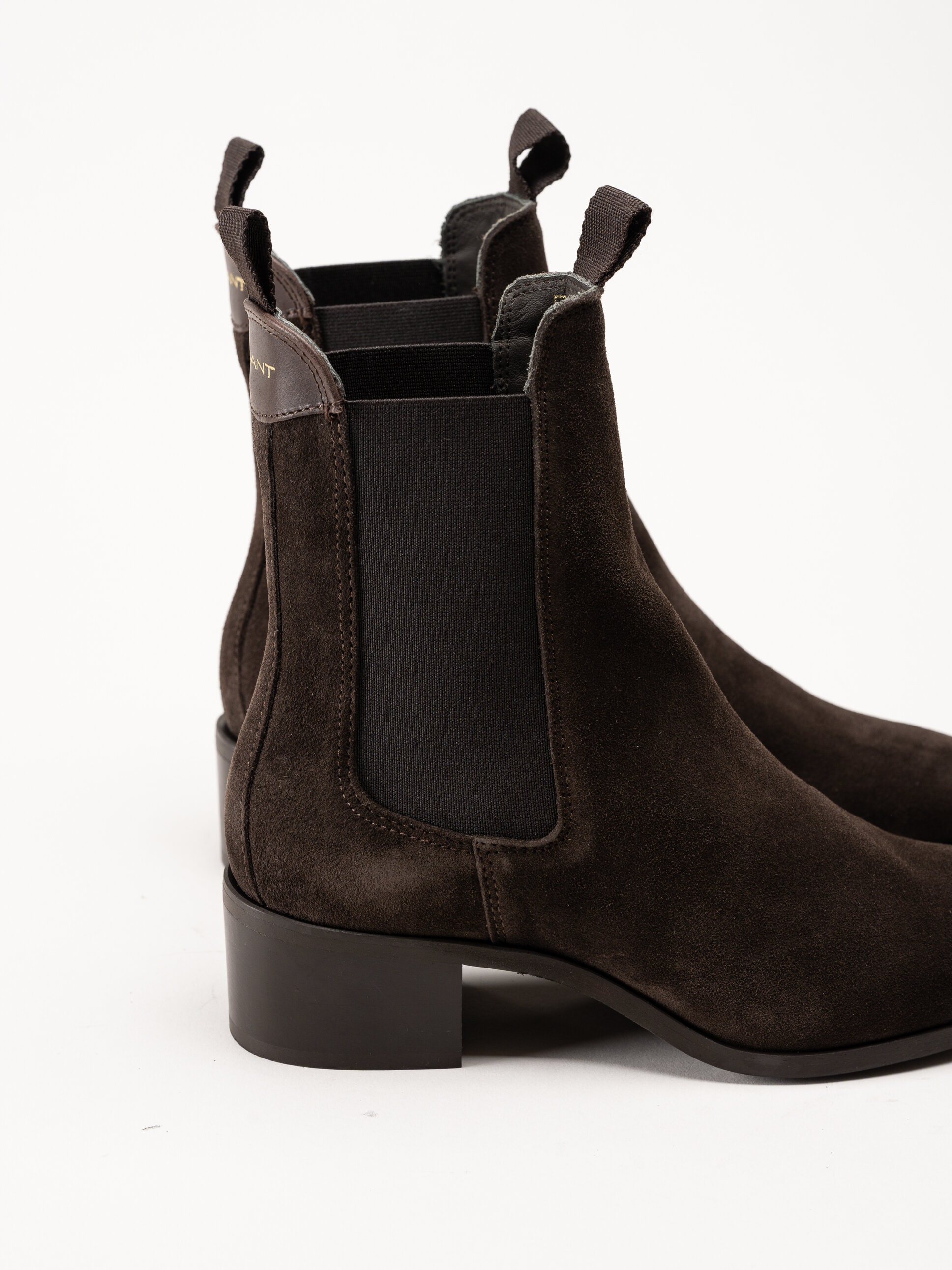 Gant Footwear - St Broomly Chelsea - Mörkbruna chelsea boots i mocka