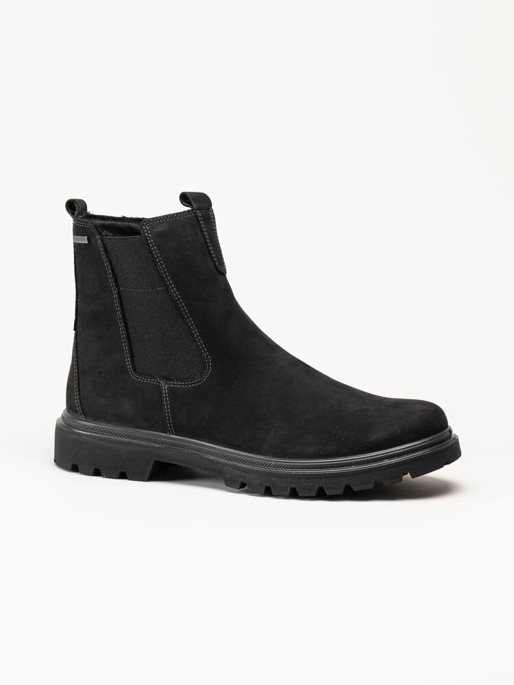 Legero - Monta - Svarta fodrade chelsea boots med Gore-Tex