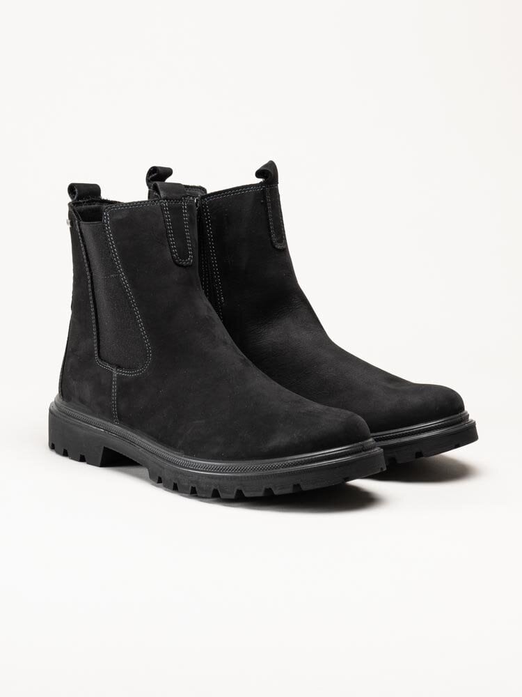 Legero - Monta - Svarta fodrade chelsea boots med Gore-Tex