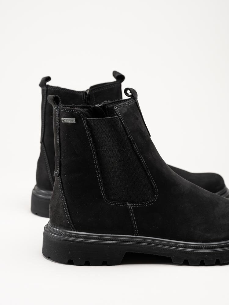 Legero - Monta - Svarta fodrade chelsea boots med Gore-Tex