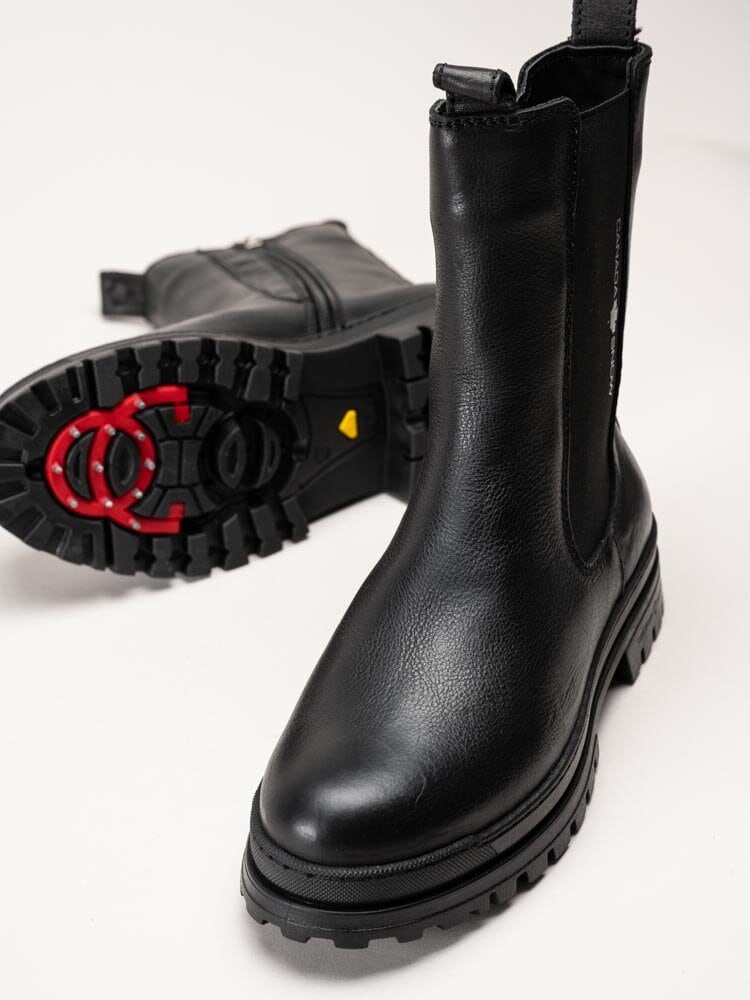 Canada Snow - Carlyle - Svarta chelsea boots med utfällbara broddar