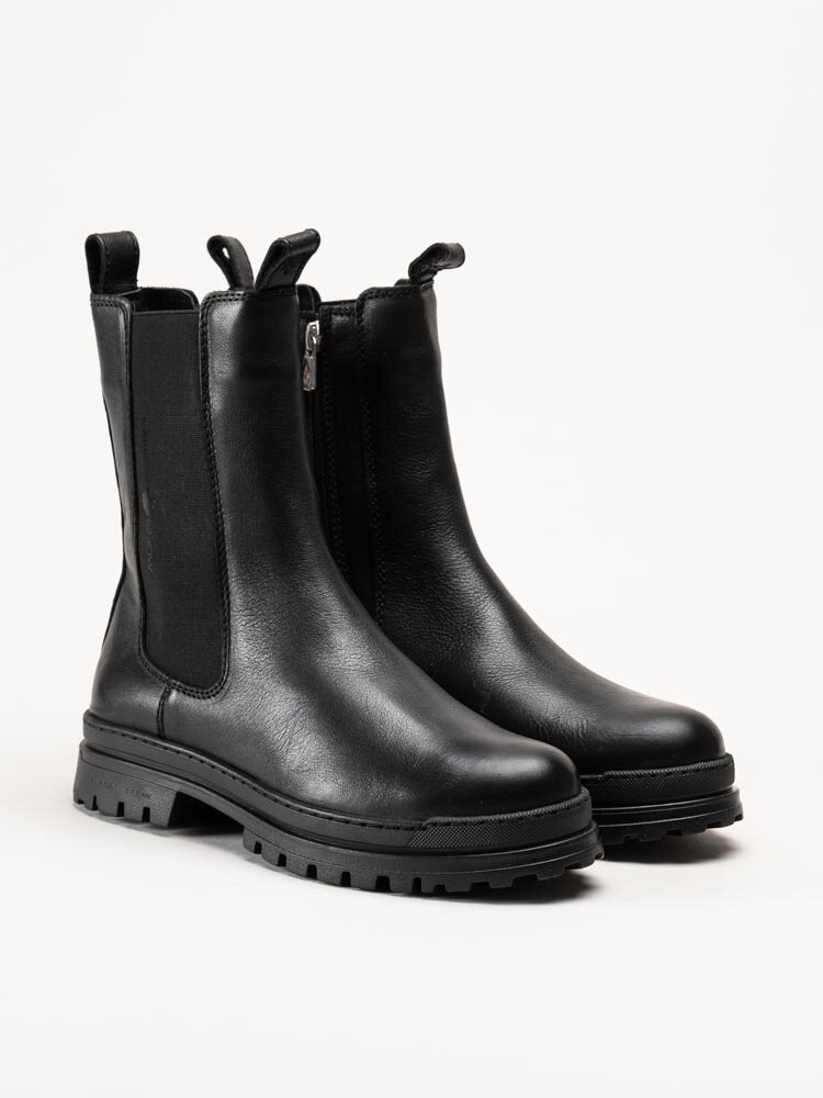 Canada Snow - Carlyle - Svarta chelsea boots med utfällbara broddar