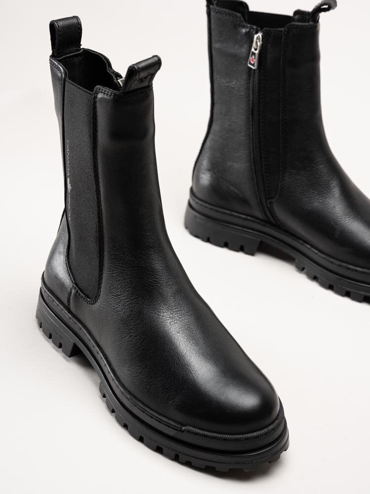 Canada Snow - Carlyle - Svarta chelsea boots med utfällbara broddar
