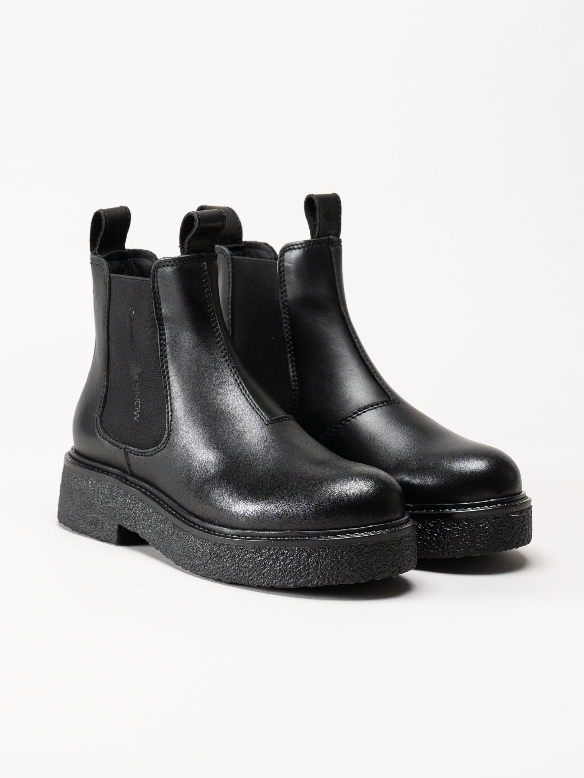 Canada Snow - Mount Vail Lea - Svarta ullfodrade boots i skinn