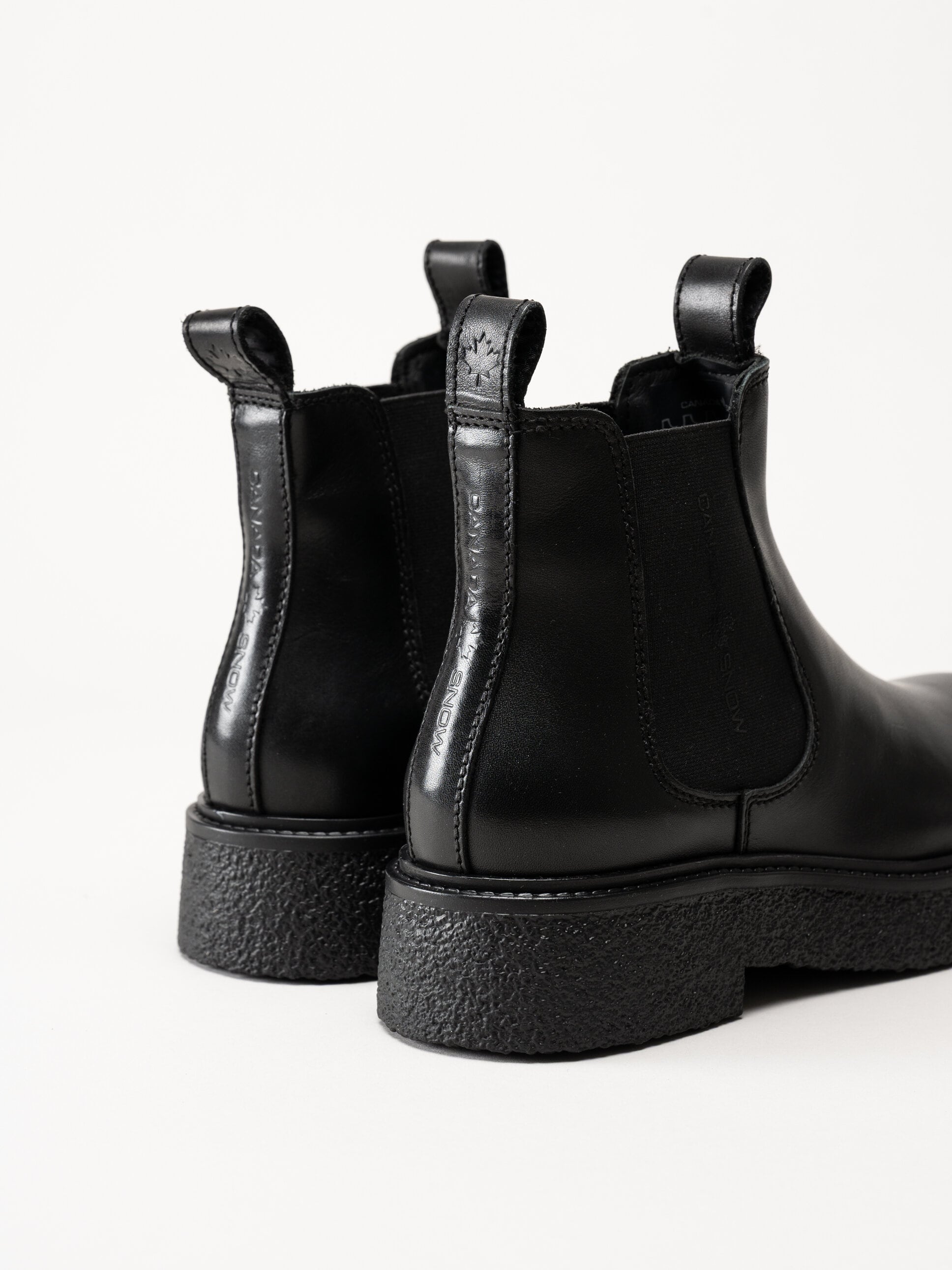 Canada Snow - Mount Vail Lea - Svarta ullfodrade boots i skinn