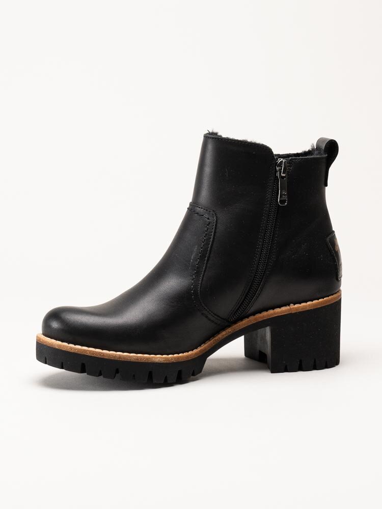 Panama Jack - Pauline Trav - Svarta varmfodrade boots i skinn
