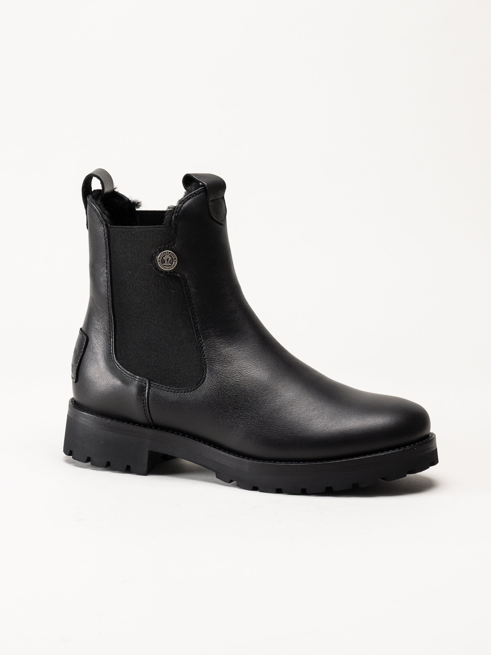 Panama Jack - fransesca Igloo - Svarta fårskinnsfodrade boots i skinn