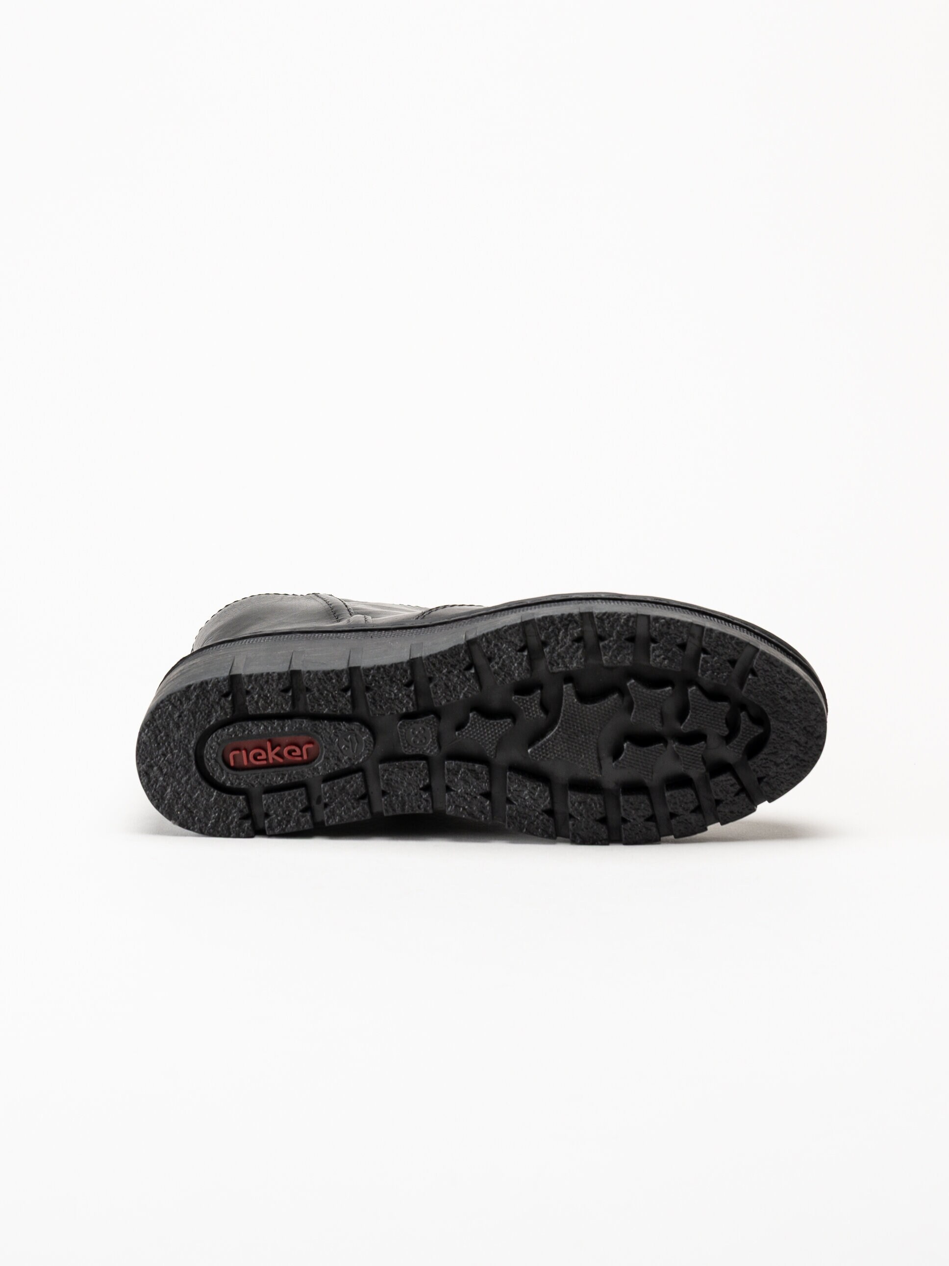 Rieker - Svarta fodrade kilklackade boots