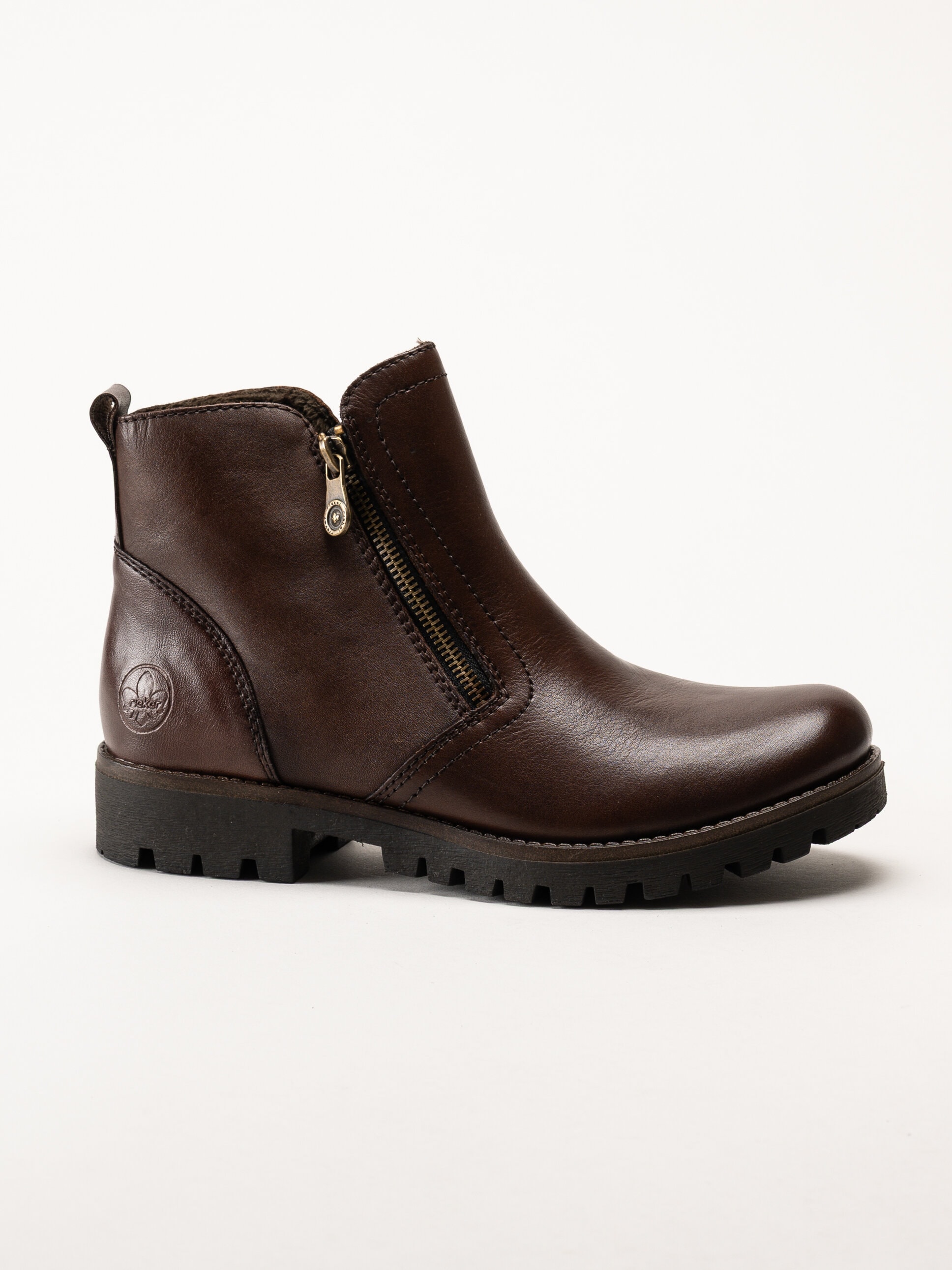 Rieker - Bruna varmfodrade boots i skinn