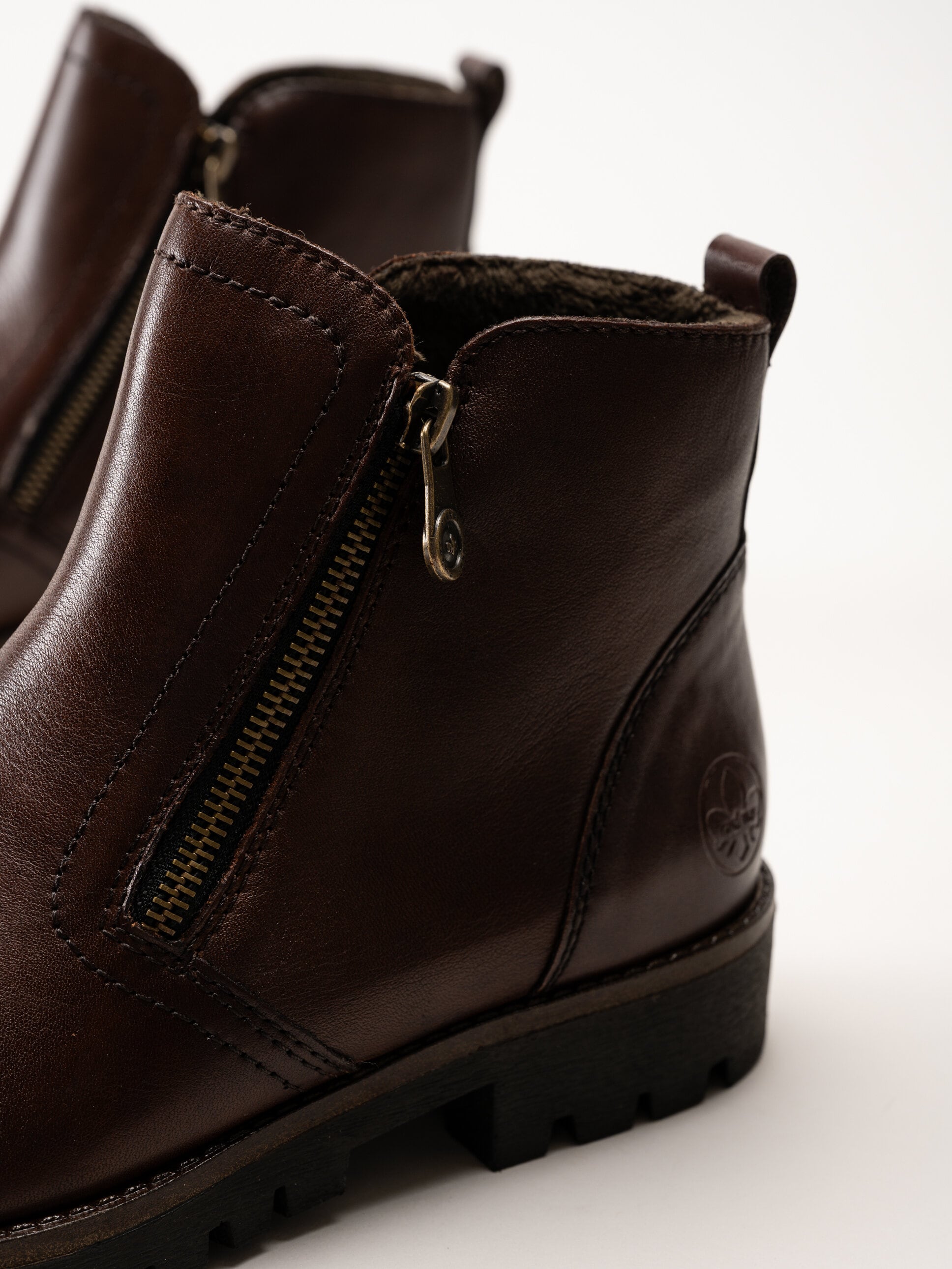 Rieker - Bruna varmfodrade boots i skinn