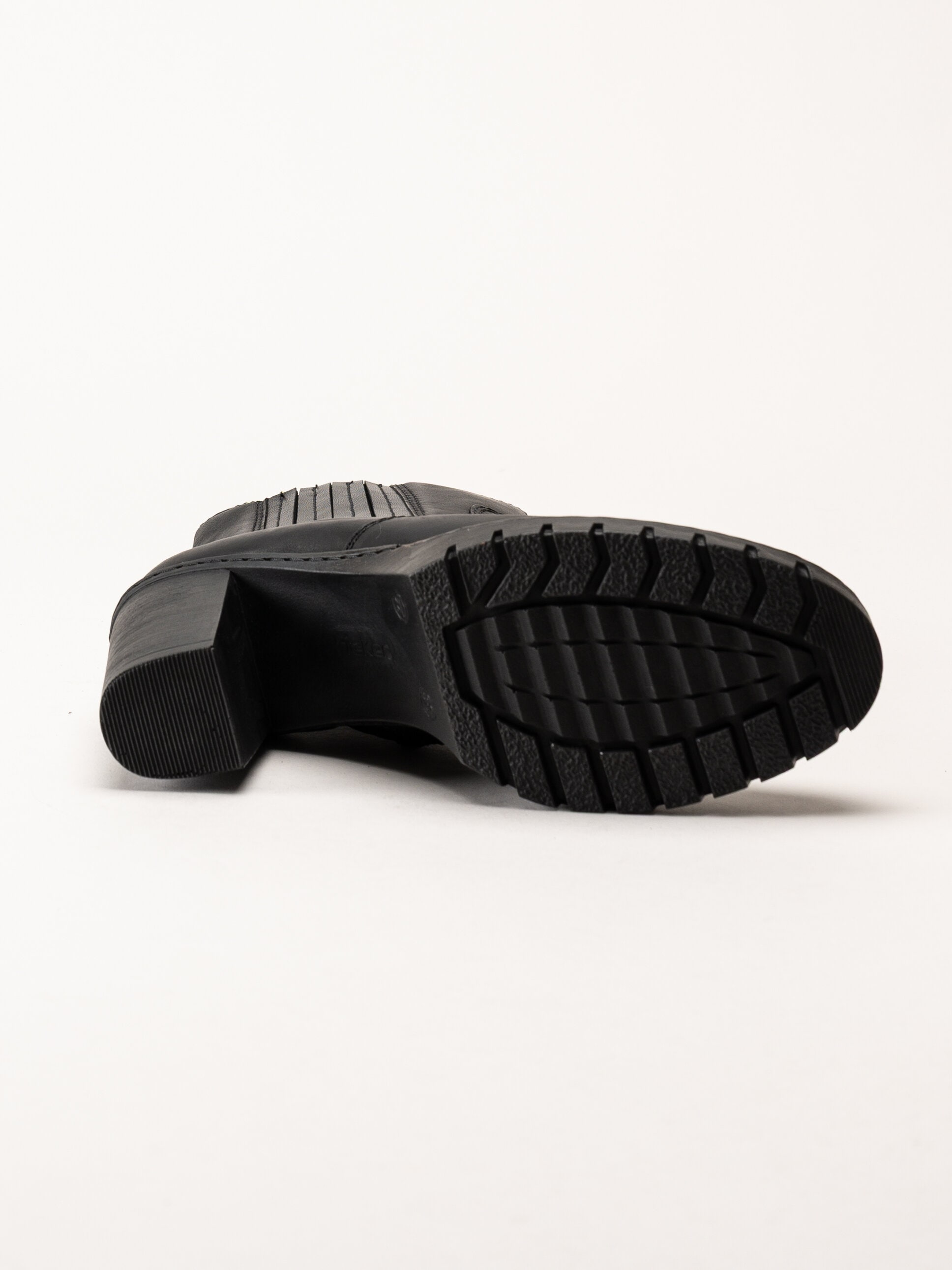 Rieker - Svarta boots i skinn