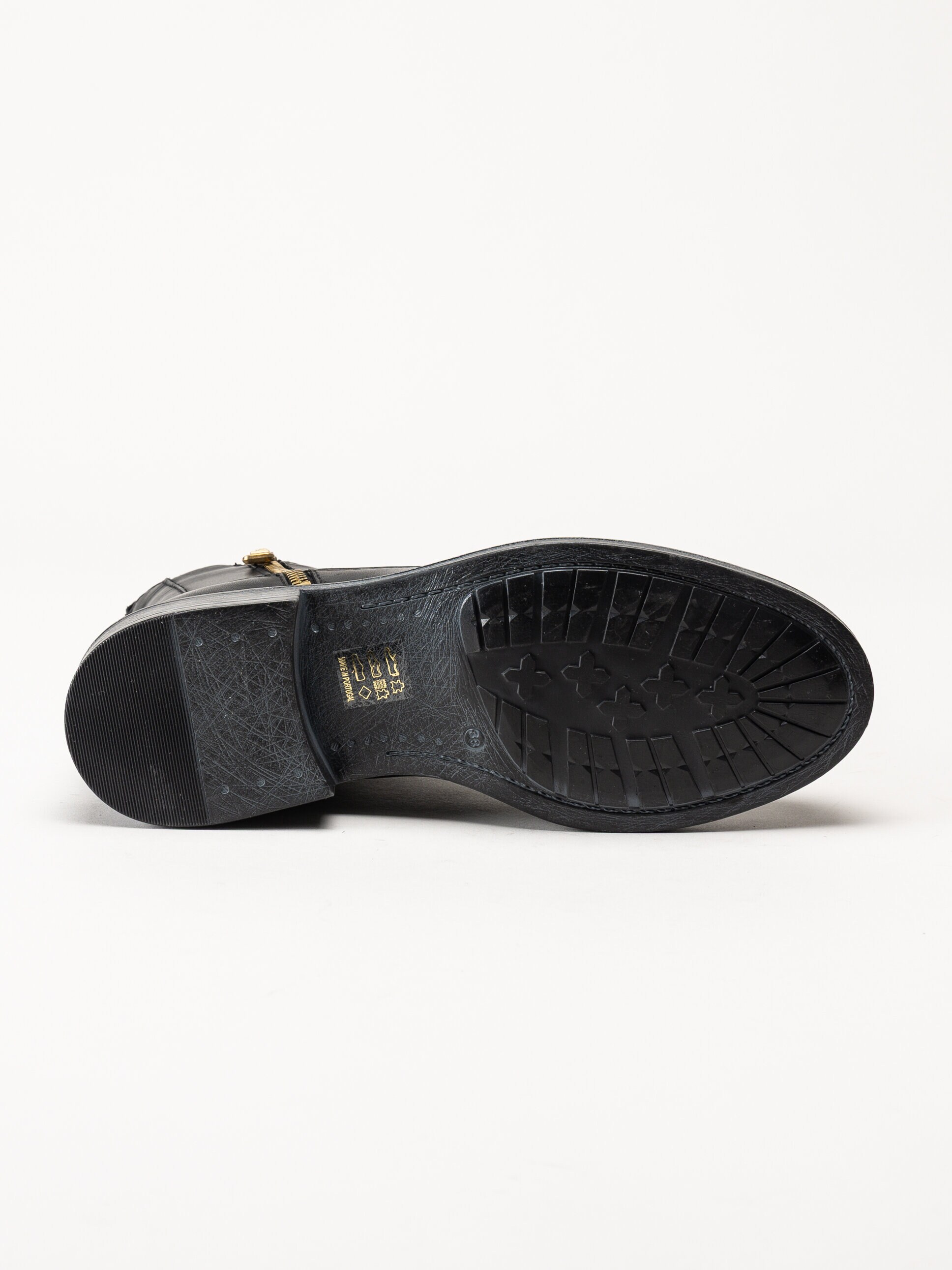 Shoedesign Copenhagen - Claudia - Svarta boots i skinn