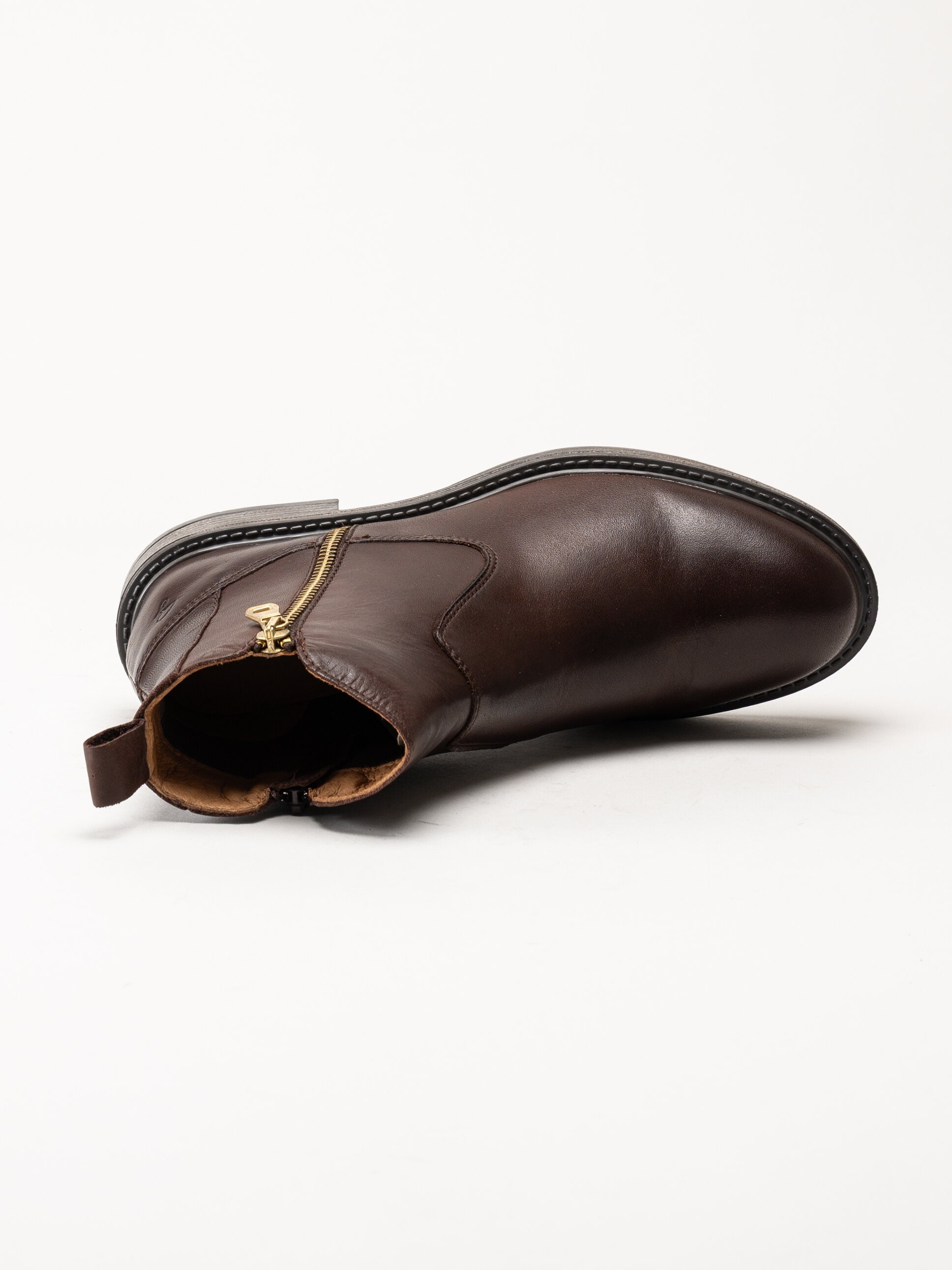 Shoedesign Copenhagen - Claudia - Mörkbruna boots i skinn