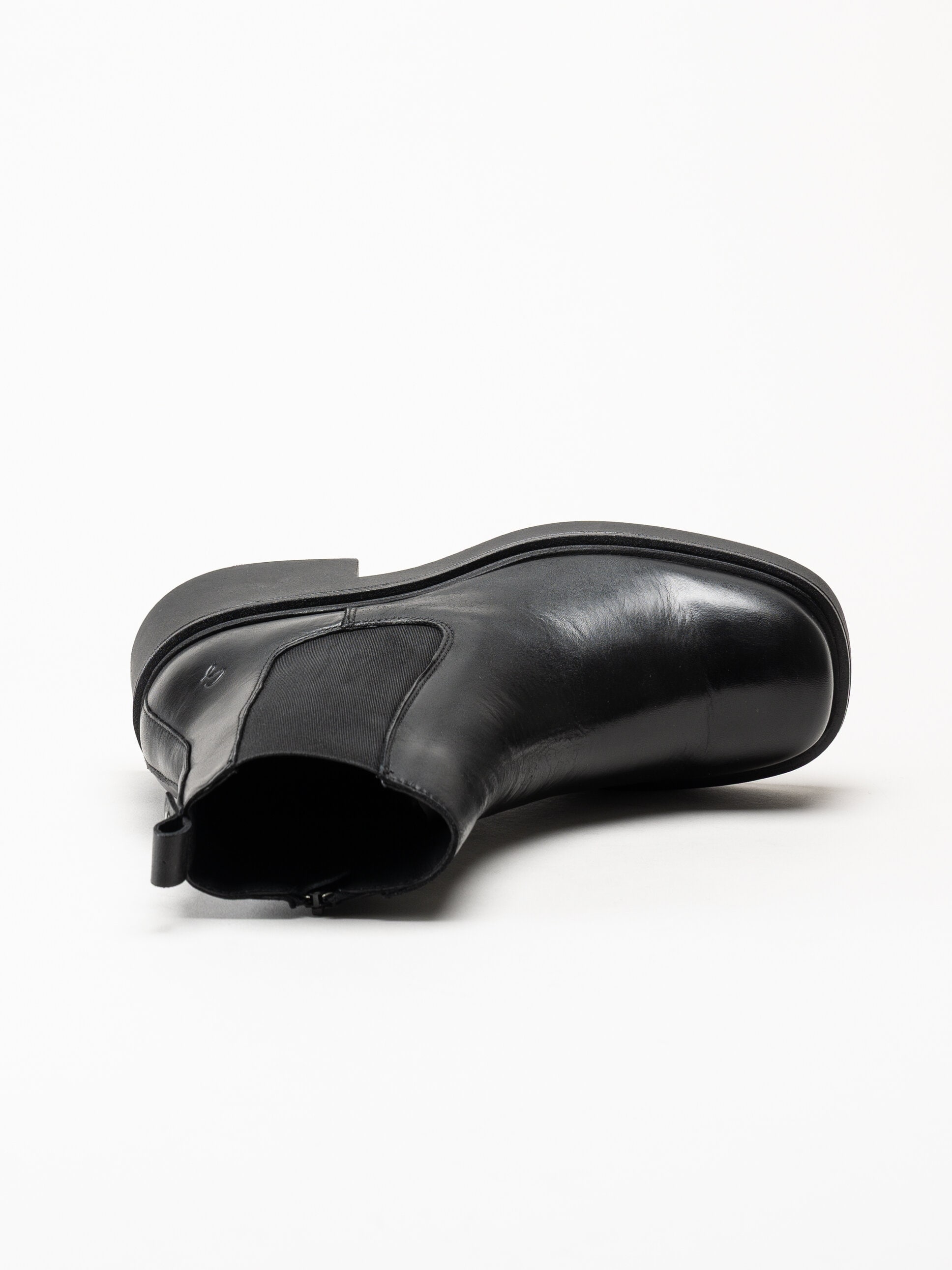 Shoedesign Copenhagen - Saddle - Svarta chelsea boots i skinn
