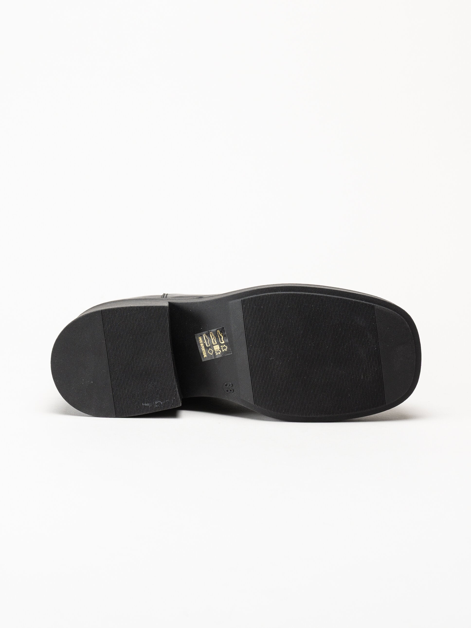 Shoedesign Copenhagen - Saddle - Svarta chelsea boots i skinn