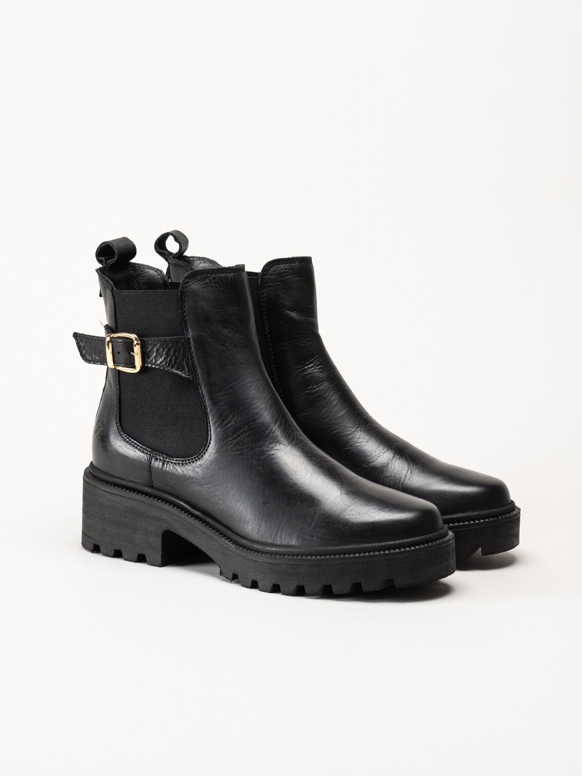 Shoedesign Copenhagen - Sarah - Svarta chelsea boots i skinn