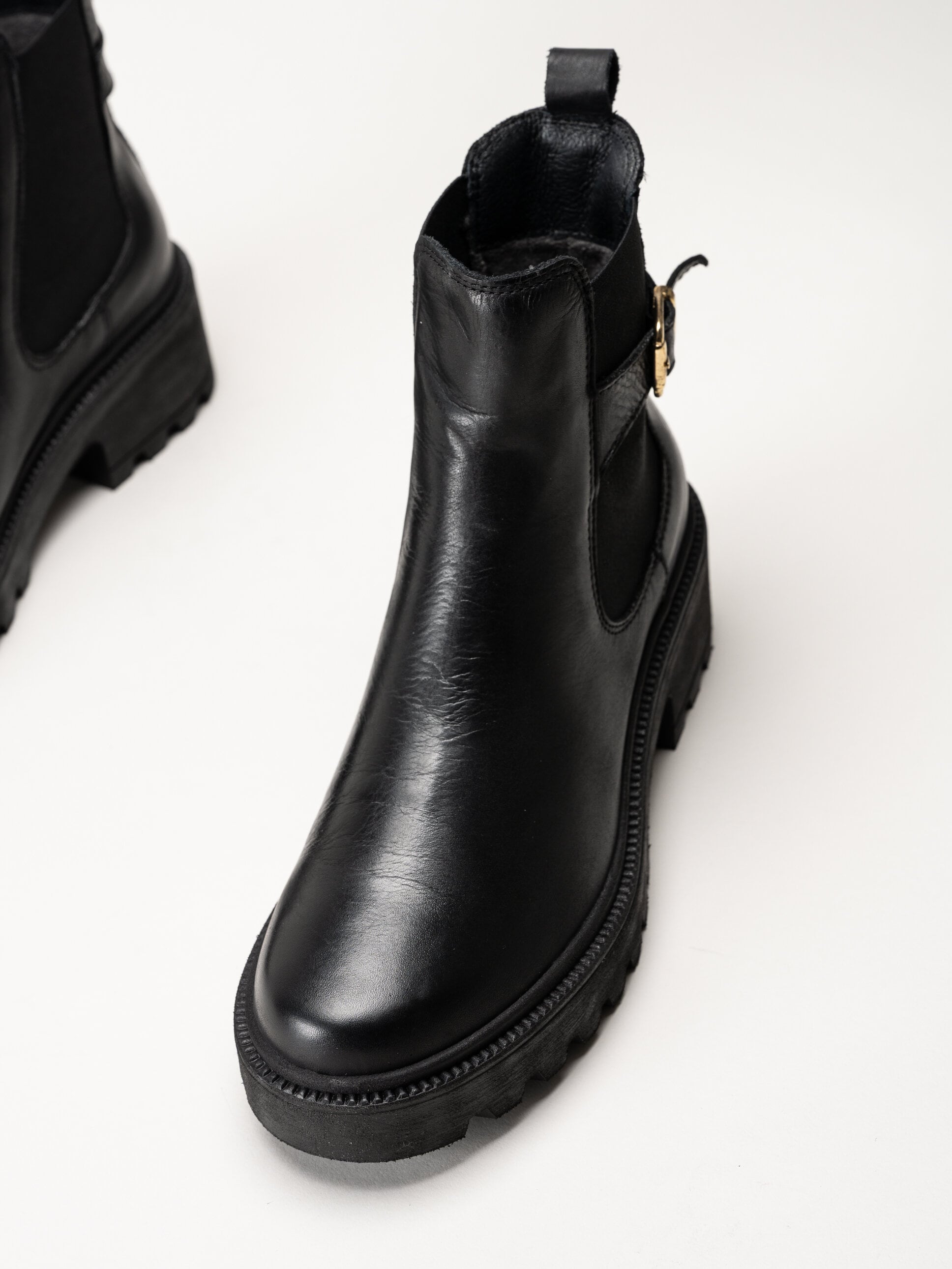 Shoedesign Copenhagen - Sarah - Svarta chelsea boots i skinn