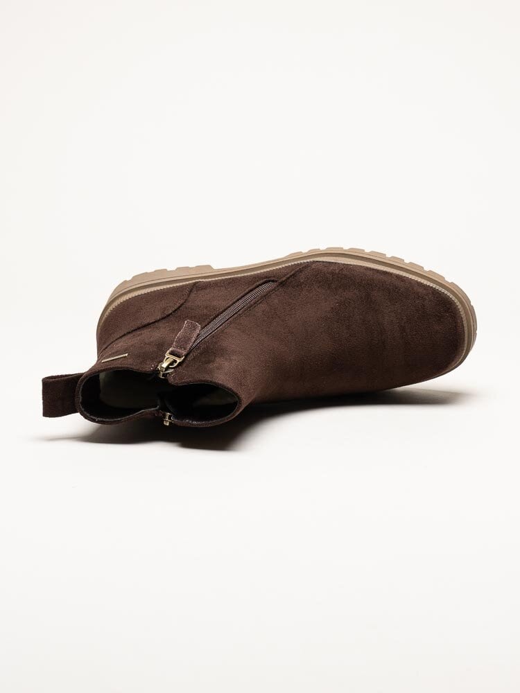 Duffy - Marcellina Tre - Mörkbruna fodrade boots