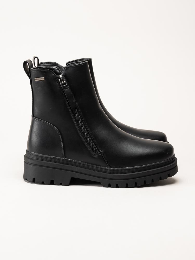 Duffy - Marcellina Tre - Svarta fodrade boots
