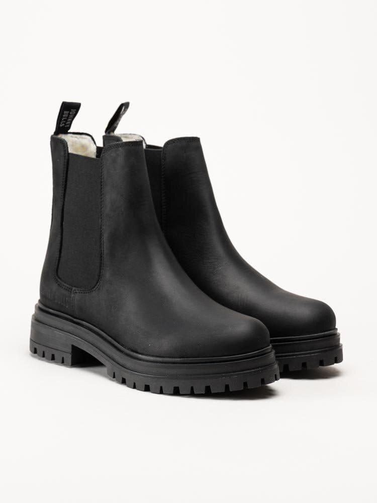 Johnny Bulls - Braga Tres - Svarta ullfodrade chelsea boots
