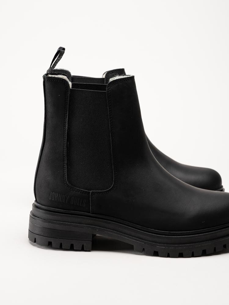 Johnny Bulls - Braga Tres - Svarta ullfodrade chelsea boots