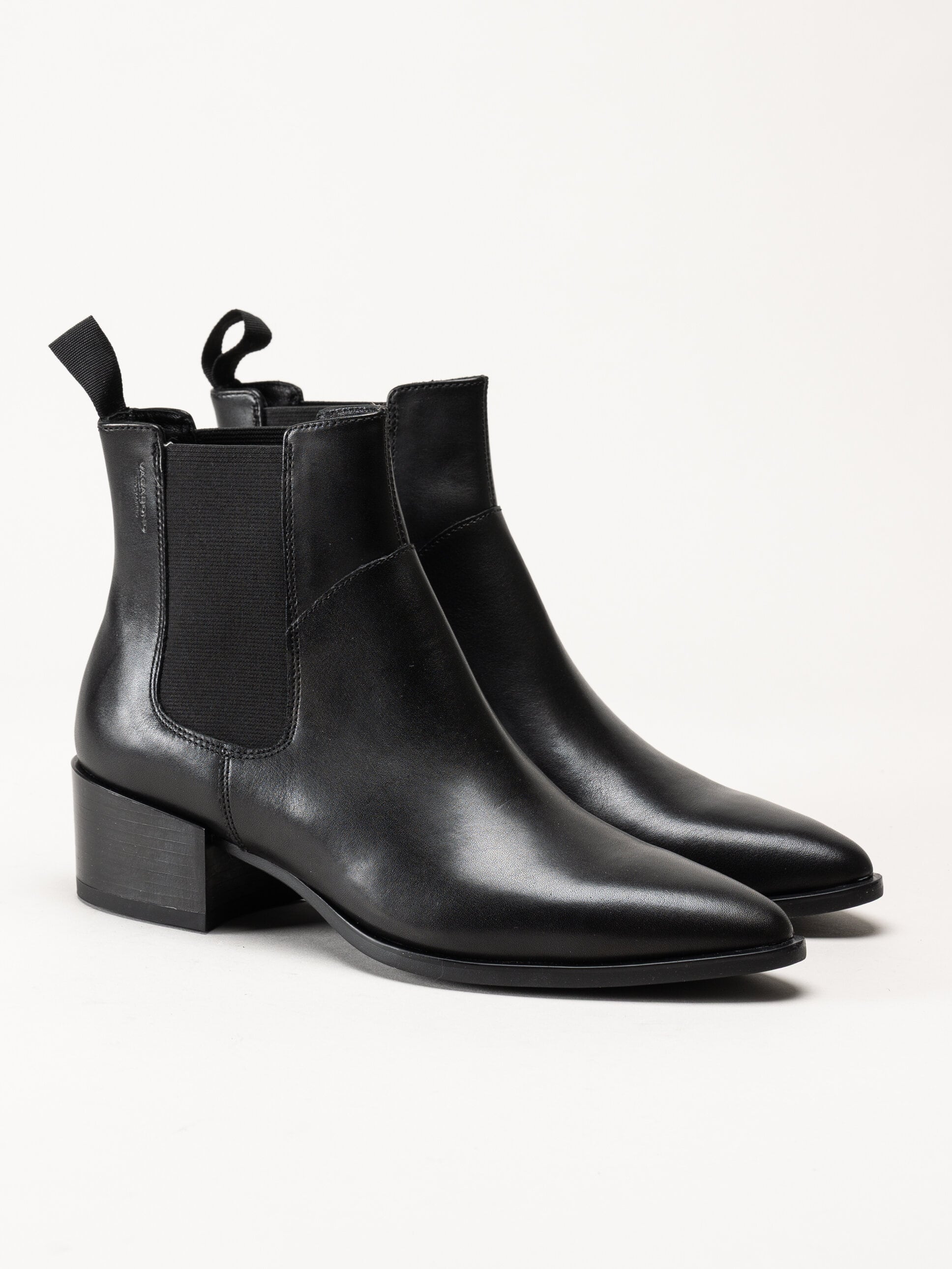 Vagabond - Marja - Svarta boots i skinn