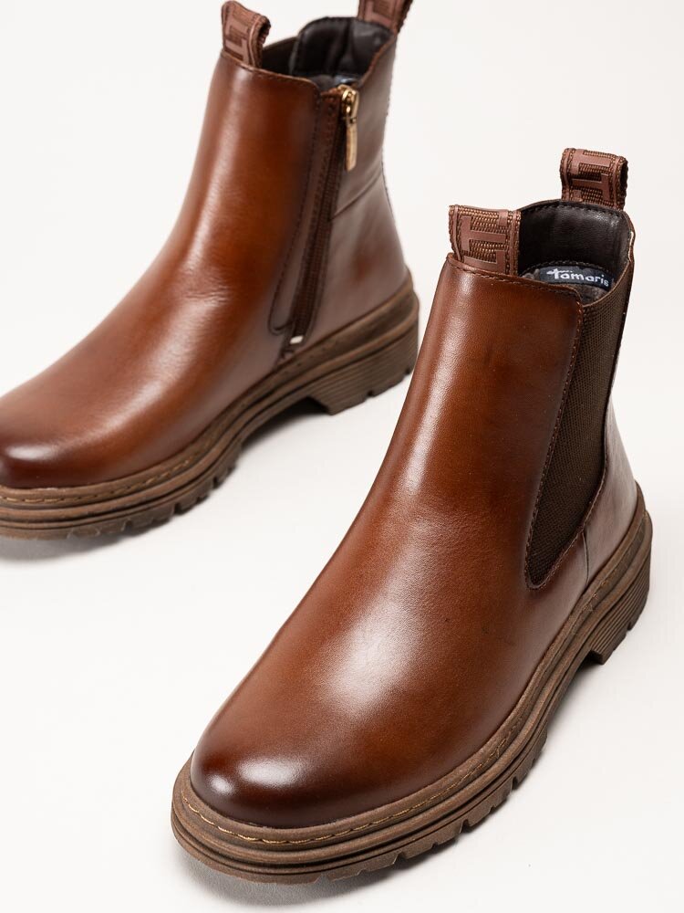 Tamaris - Bruna chelsea boots i skinn